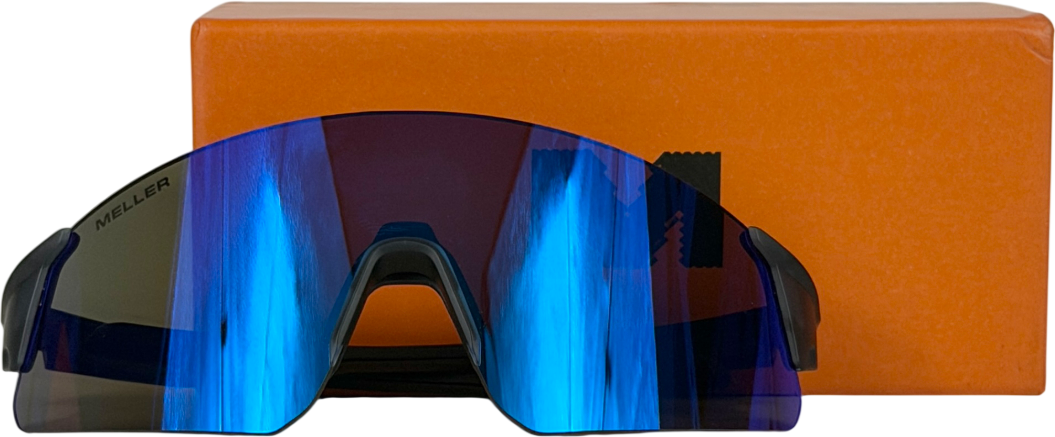 MELLER Blue Dua Reflective Sporty Sunglasses  in Case / Box