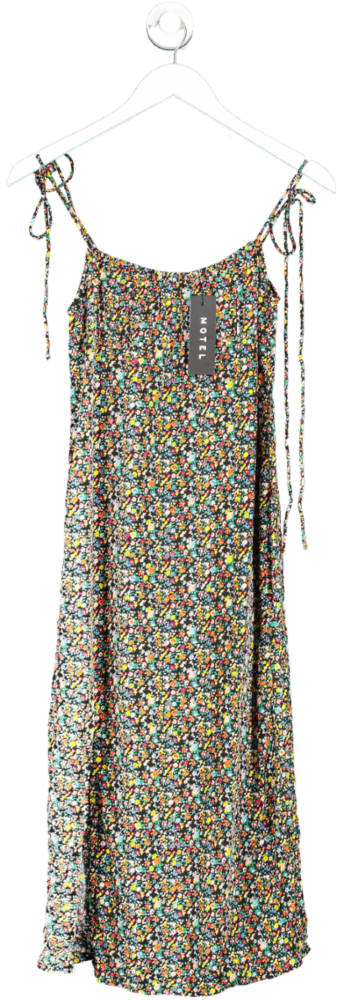 Motelrocks Multicoloured Lotie Midi Dress In Kenny Floral UK S