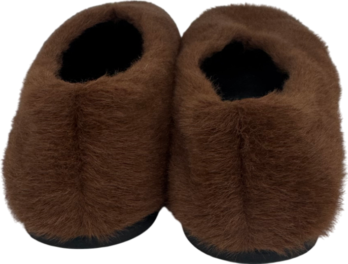 Coosh Brown Fur Ballet Flats Roxy UK 5 EU 38 👠