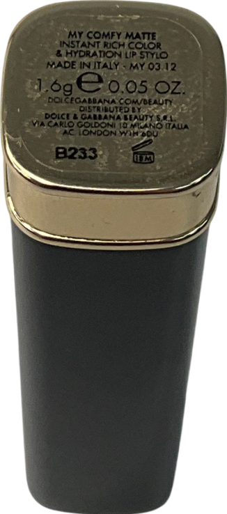 Dolce & Gabbana My Comfy Matte Lipstick B233 1.6