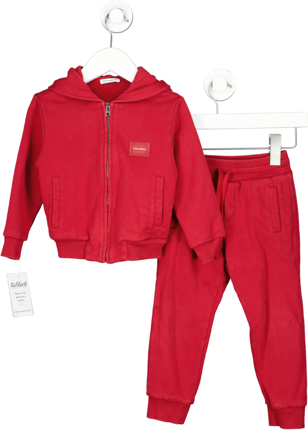 Dolce & Gabbana Red Logo Tracksuit 2 Years