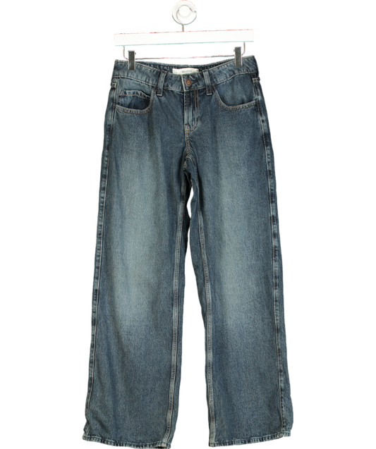 Hollister Blue Low-rise Wash Super Baggy Jeans W24