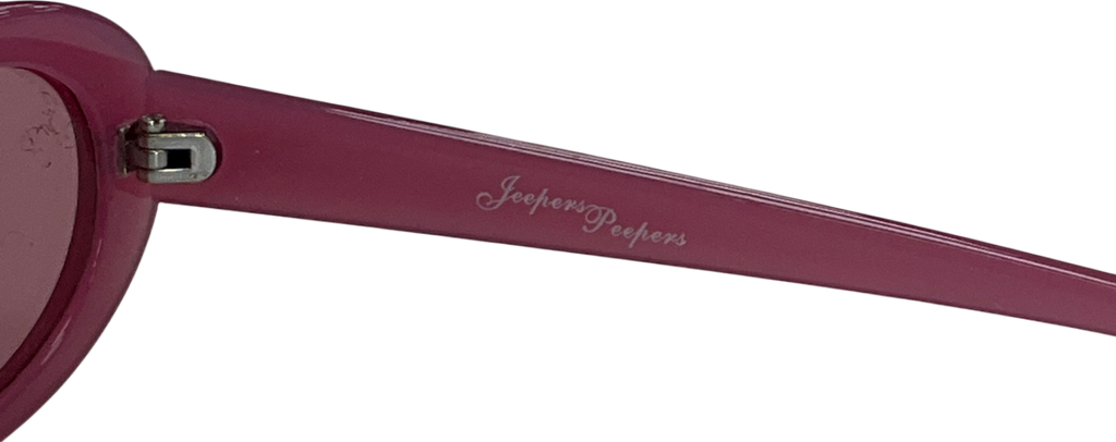 ASOS Pink Jeepers Peepers Oval Festival Sunglasses One Size