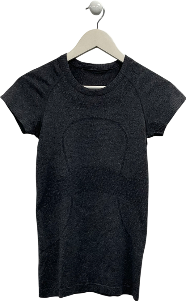 Lululemon Grey Swiftly Tech Short Sleeve Running Top UK XS/S