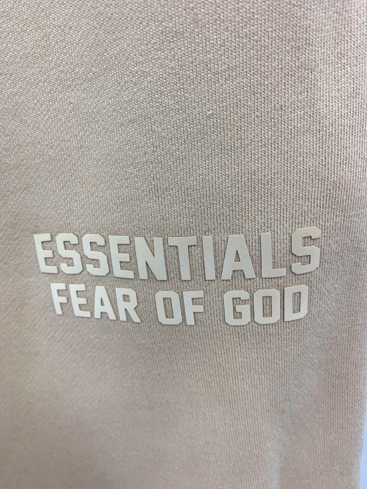 Fear of God Beige Essentials Sweatpants UK M