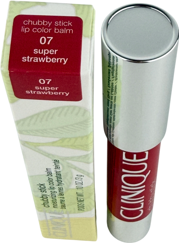 Clinique Chubby Stick™ Moisturizing Lip Colour Balm 7 Super Strawberry 3g