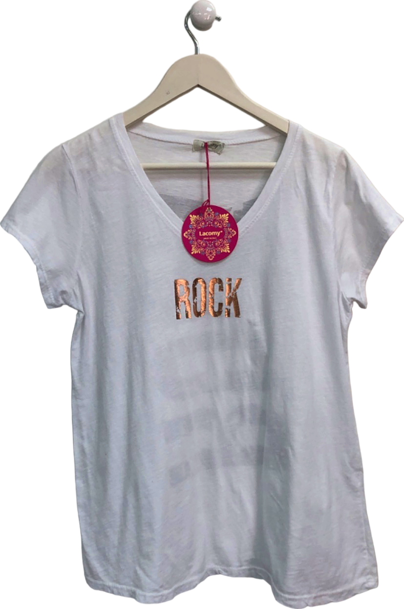 Lacomy White Rock T-Shirt Onesize