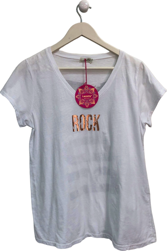 Lacomy White Rock T-Shirt Onesize