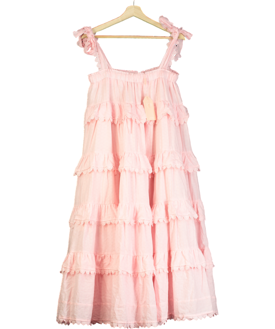 ALB Anne Louise Pink Phi Phi Maxi Dress UK 8