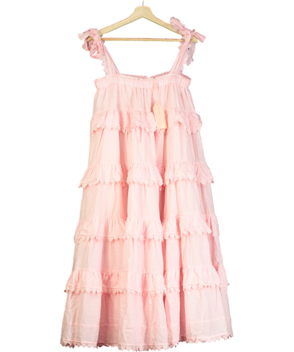 ALB Anne Louise Pink Phi Phi Maxi Dress UK 8