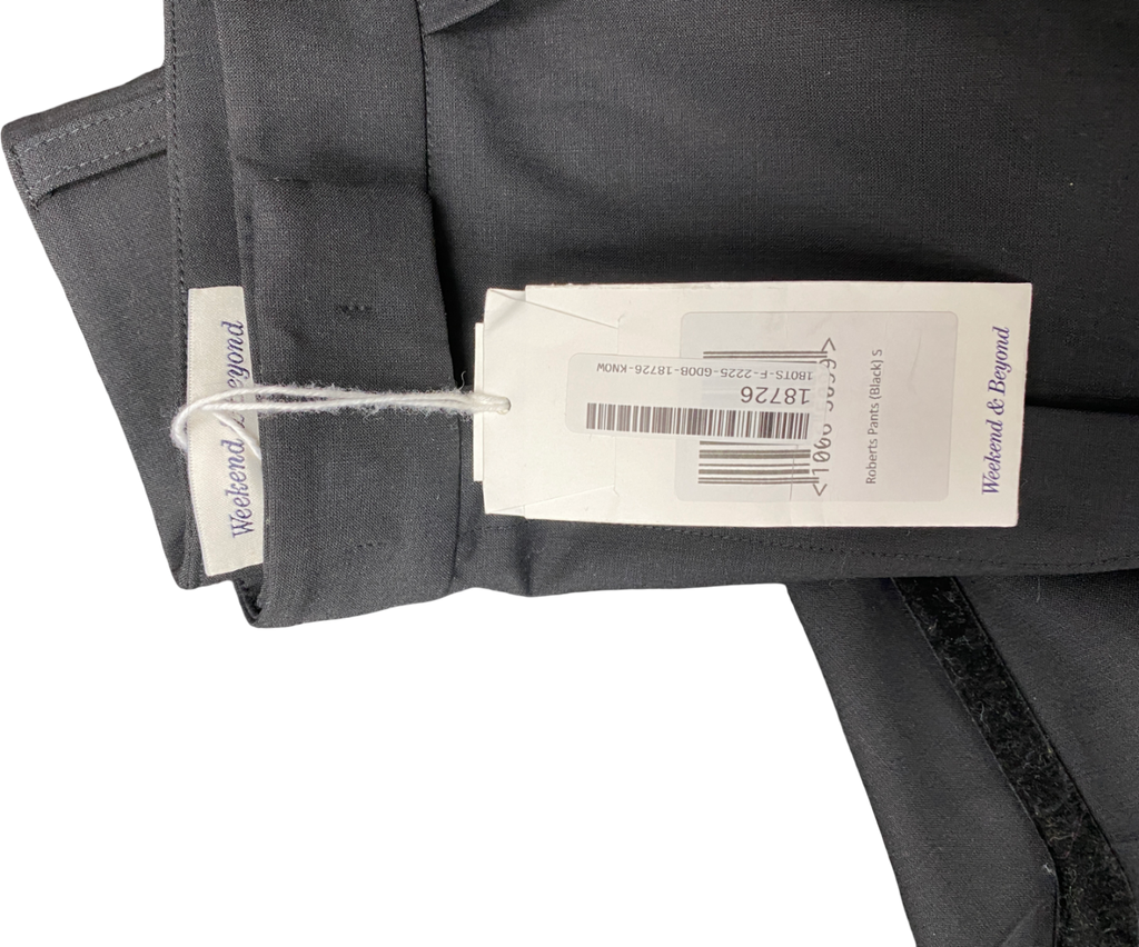 Weekend and Beyond Black Roberts Pants UK S