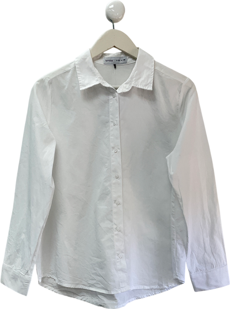 lefties White Poplin Shirt UK M