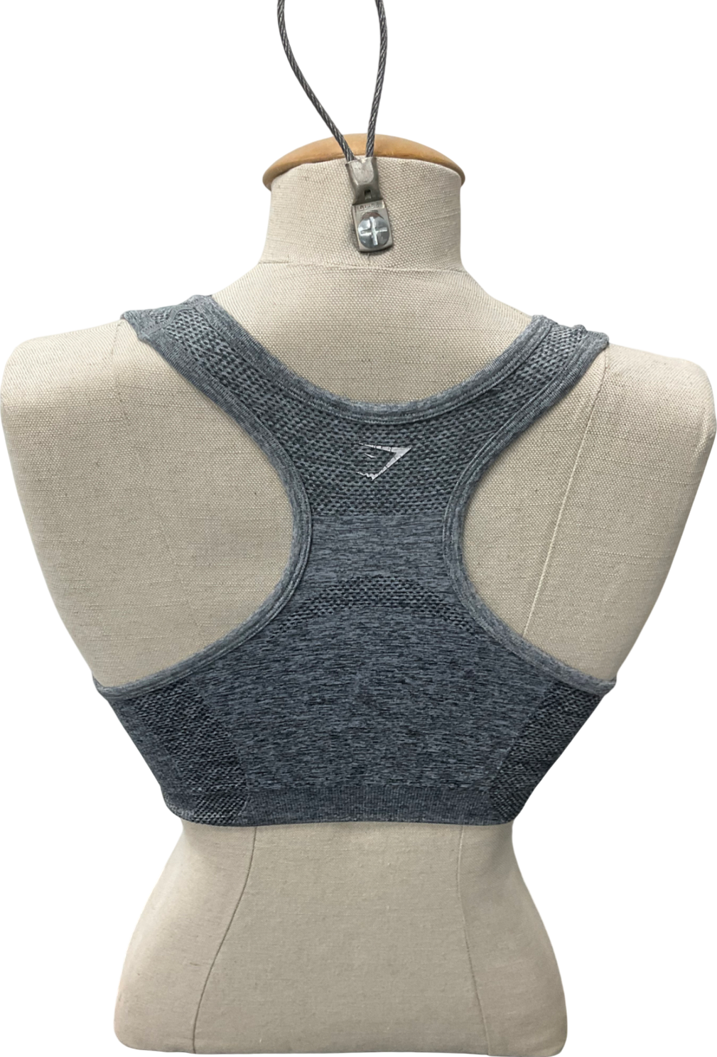 gymshark Grey Seamless Sports Bra UK XS