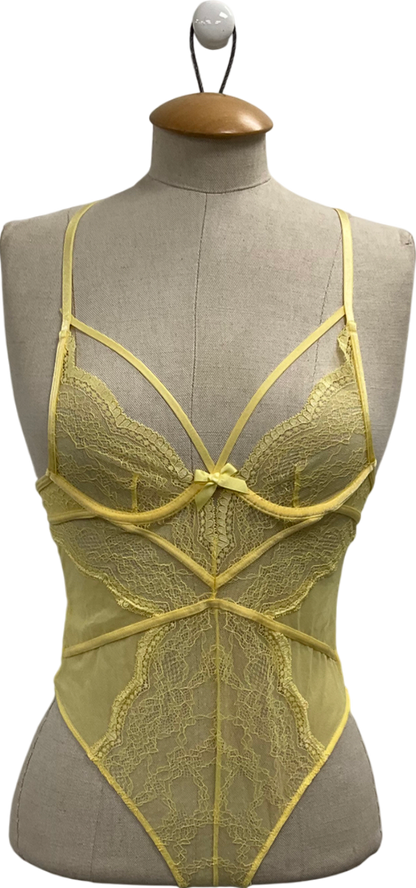 hunkemoller Yellow Isabelle Body Suit UK 6