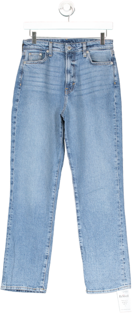 H&M Blue Vintage Mom Ultra High Rise Jeans UK 8