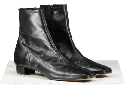 BY FAR Black Leather Este Boot UK 7 EU 40 👠