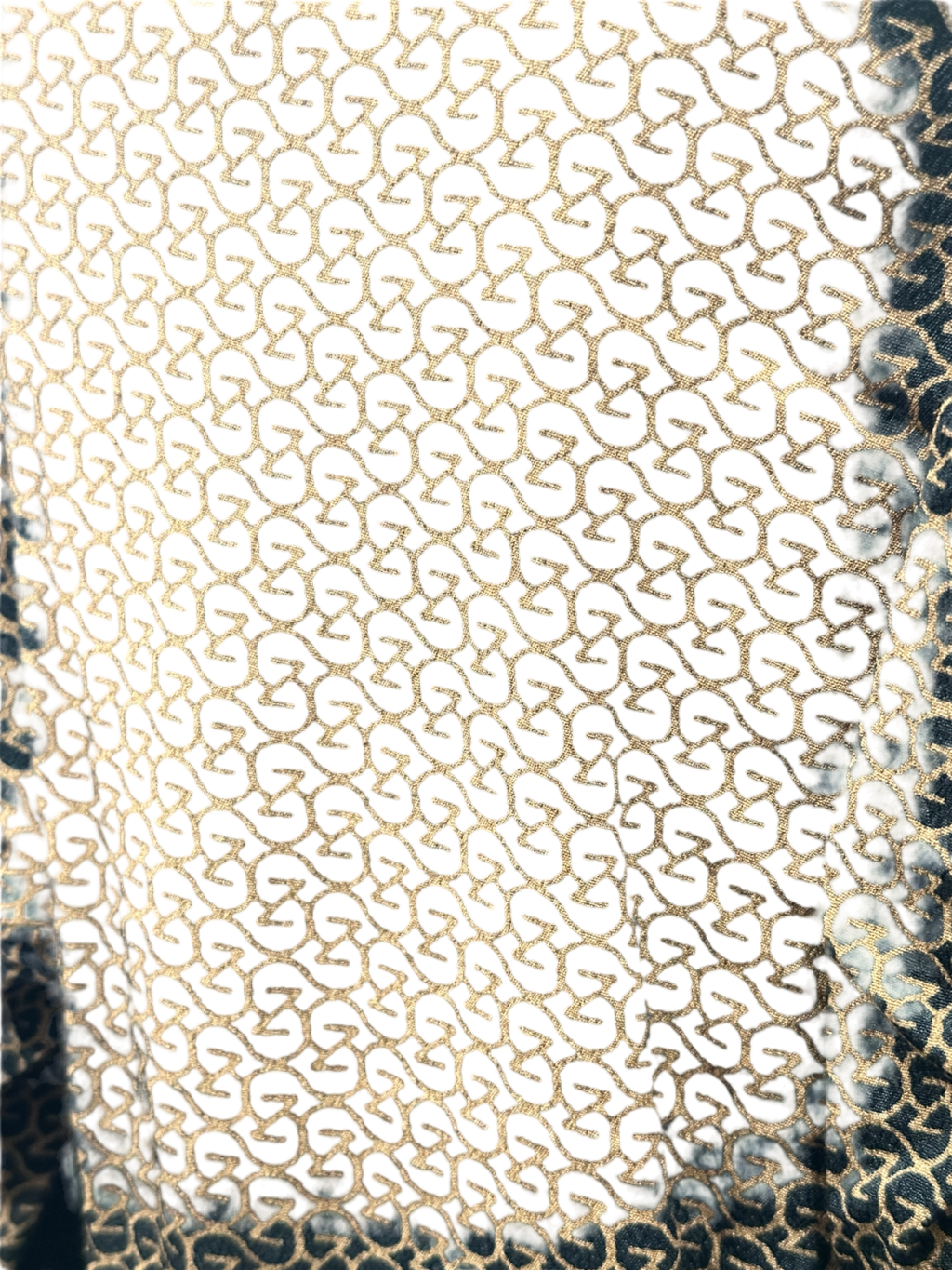 Gestuz Brown Patterned Long Sleeve Top UK 10