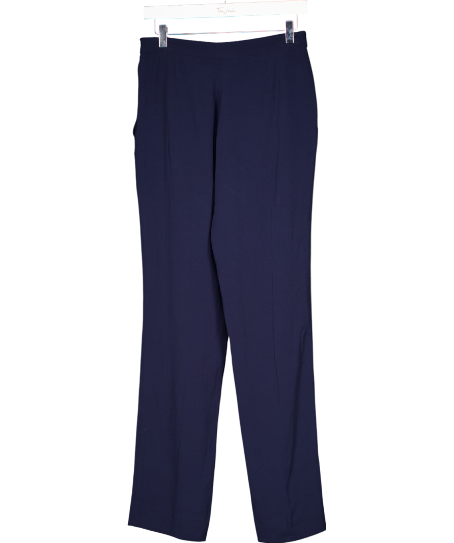 Sandro Blue Straight Leg Trousers UK 10