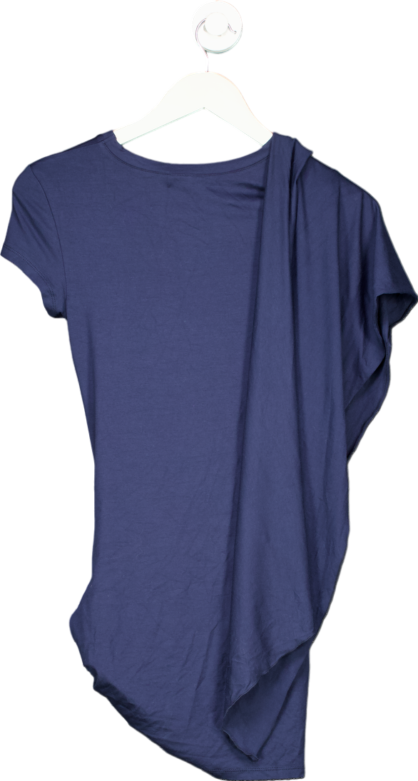 Claire Rose Navy Gathered Waist Mini Dress XS