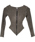 The K Label Grey The Kache Top UK M
