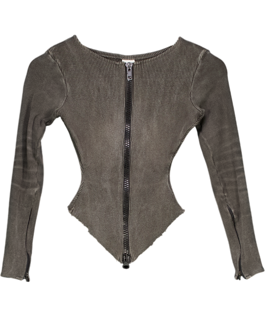 The K Label Grey The Kache Top UK M