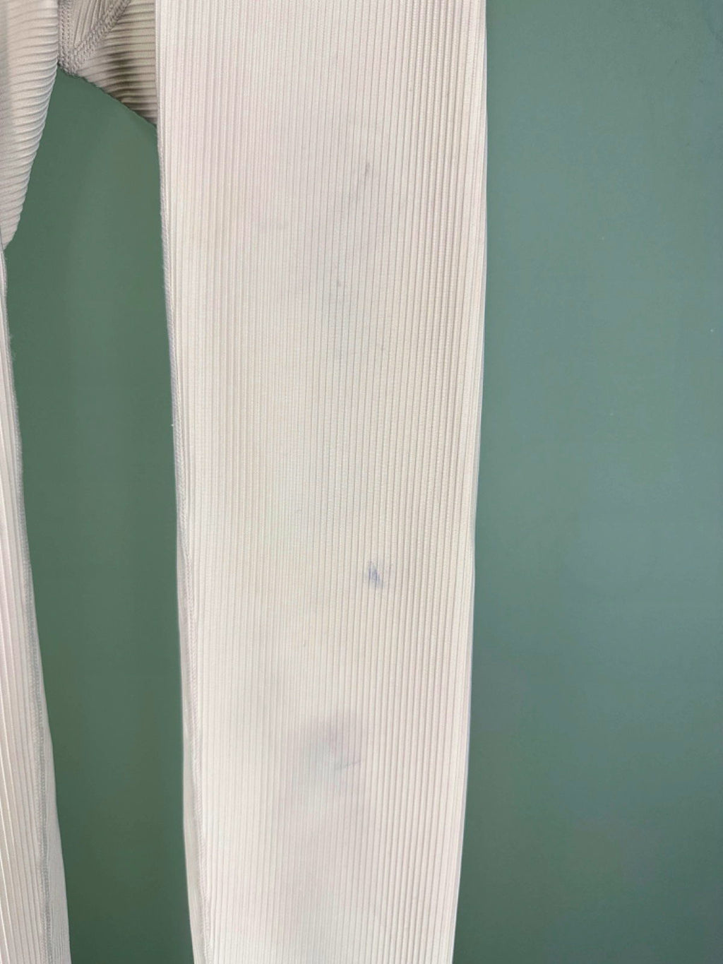 NKD Apparel Cream Ribbed Leggings UK S