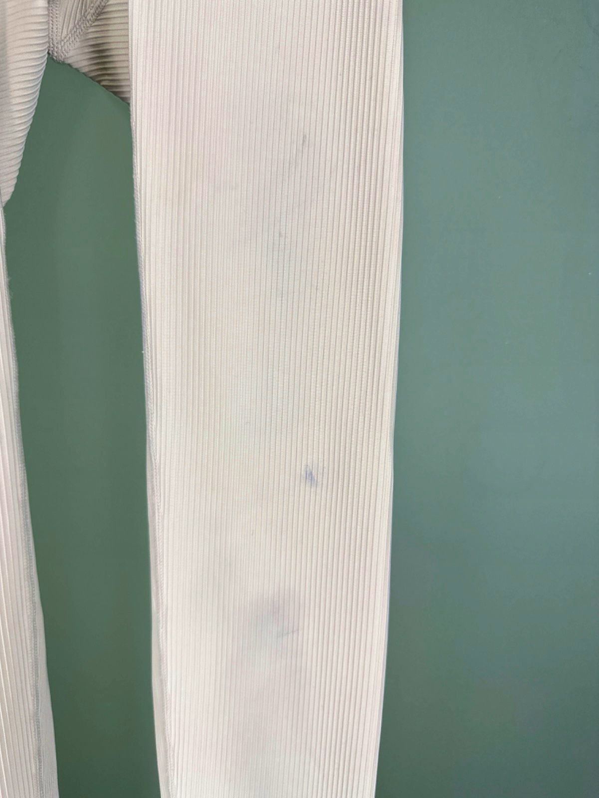 NKD Apparel Cream Ribbed Leggings UK S