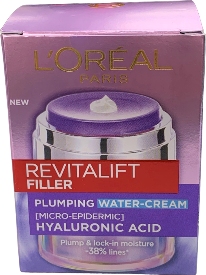 L'Oréal Revitalift Filler Plumping Water-Cream Hyaluronic Acid 50ml