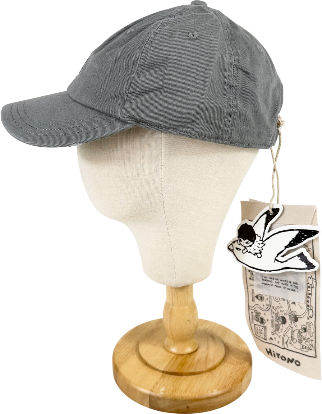 Popmart Grey Hirono Living Wild Cap One Size