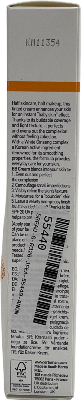 Erborian Bb Crème Clair 40ml