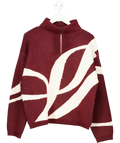 Phase Eight Red Burgundy Supersoft Wool Blend Stephanie Sweater UK M