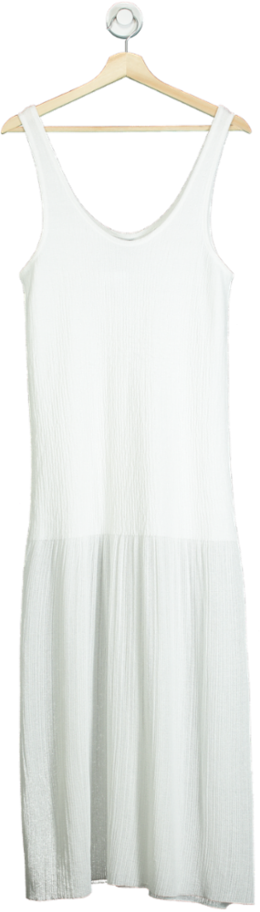 Massimo Dutti White Sleeveless Dress