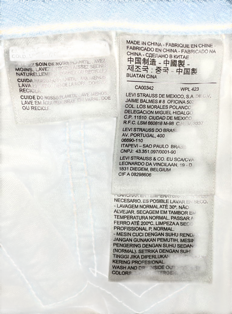 Levi's Blue 501  Original Jeans W25