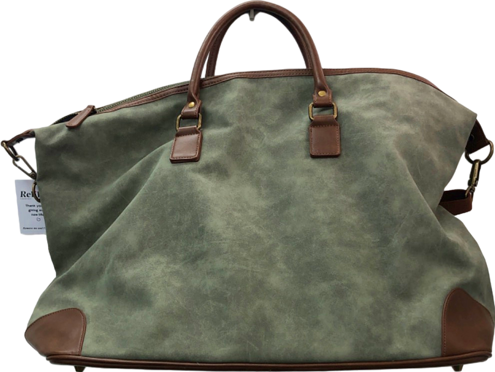 John Lewis Green/Brown Holdall One Size
