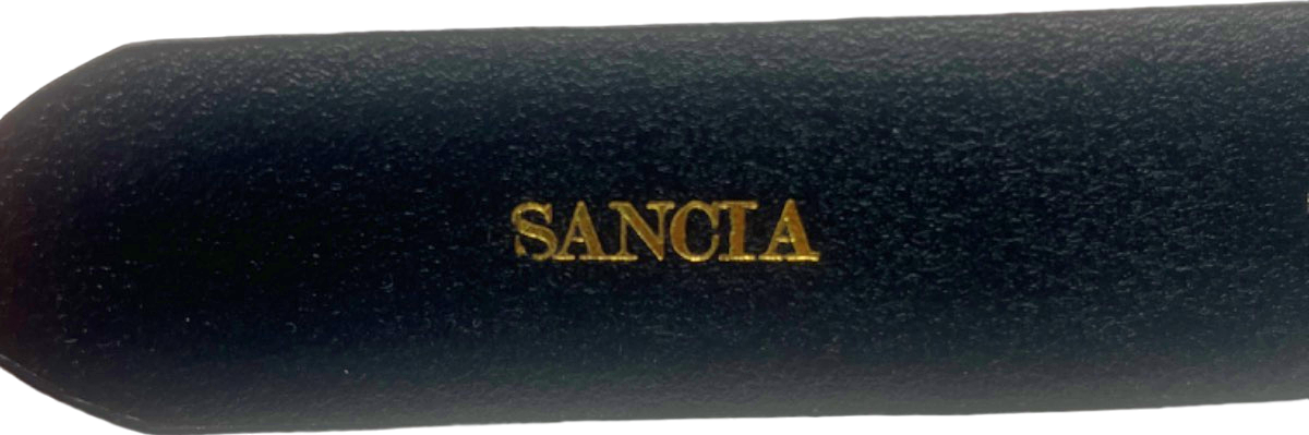 Sancia Black Leather Belt UK One Size