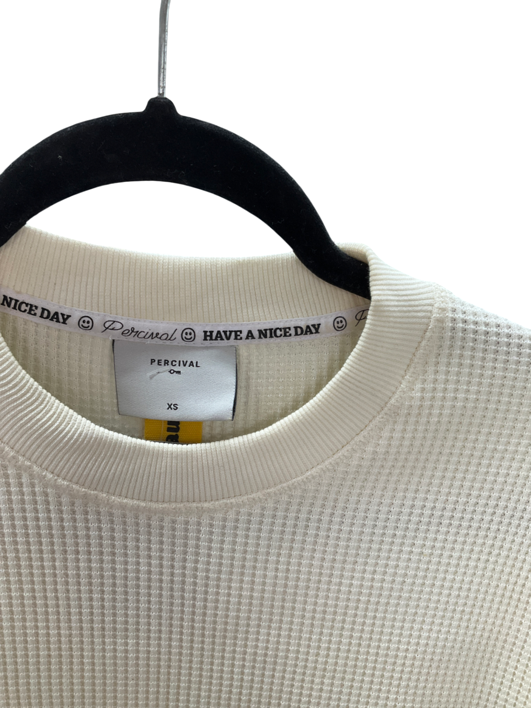 Percival Cream Fisherman Jumper Heavy Cotton UK XS