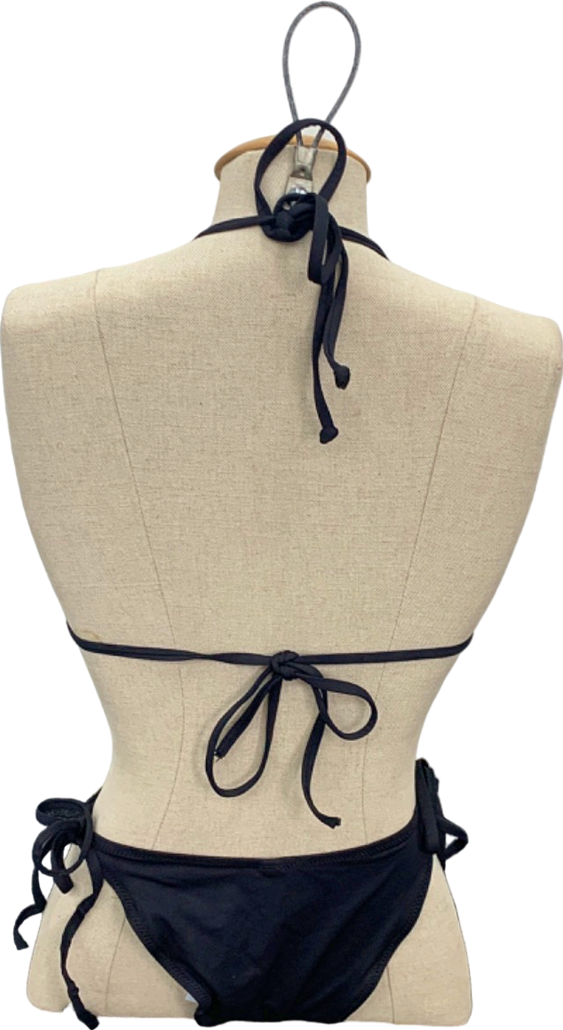 SKIMS Black Triangle Bikini Set UK S/XS