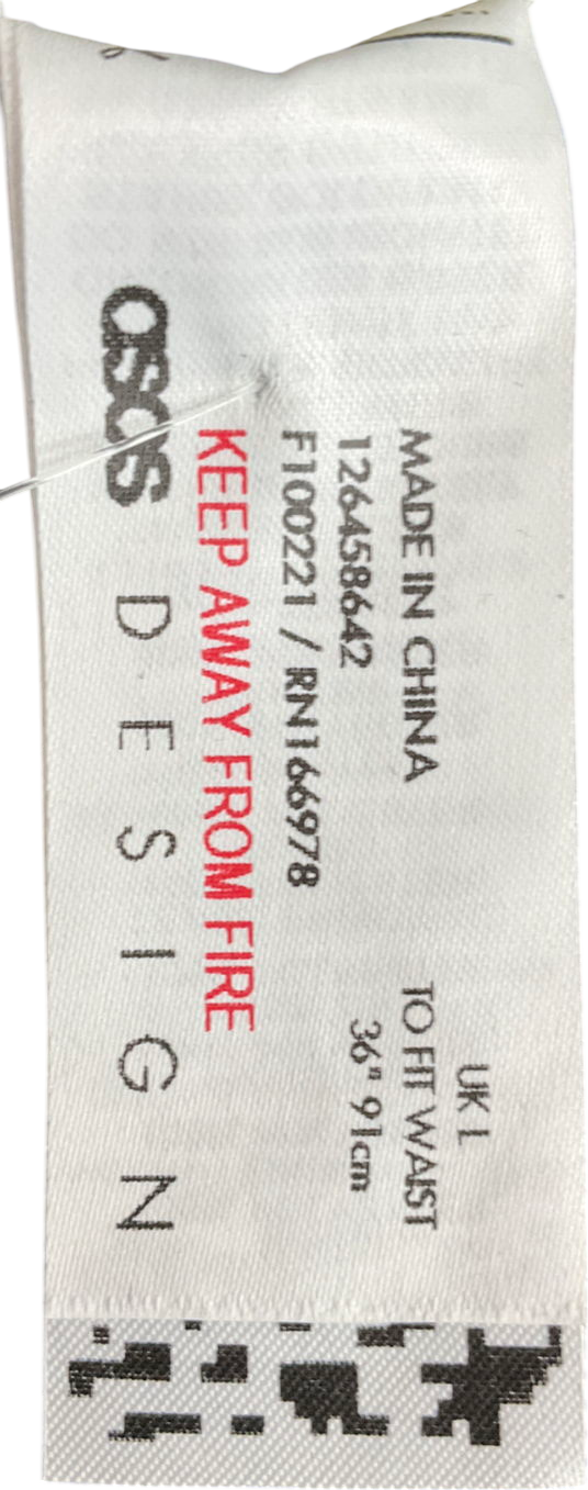 ASOS Green Skinny Chino Short UK L