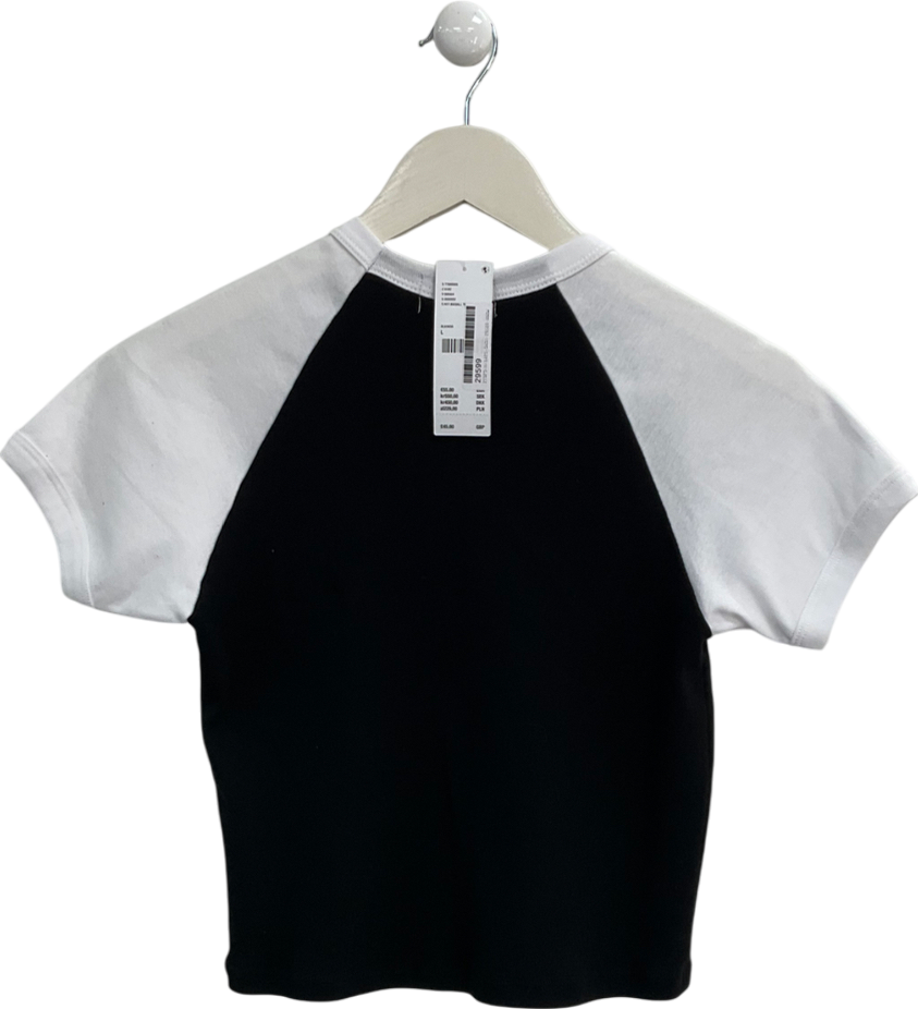 OGBFF Black Ironically Hot Baby Tee UK L