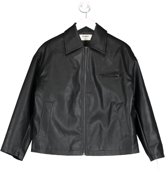 4th & Reckless Black Faux Leather Vintage Jacket - Maisi UK 8