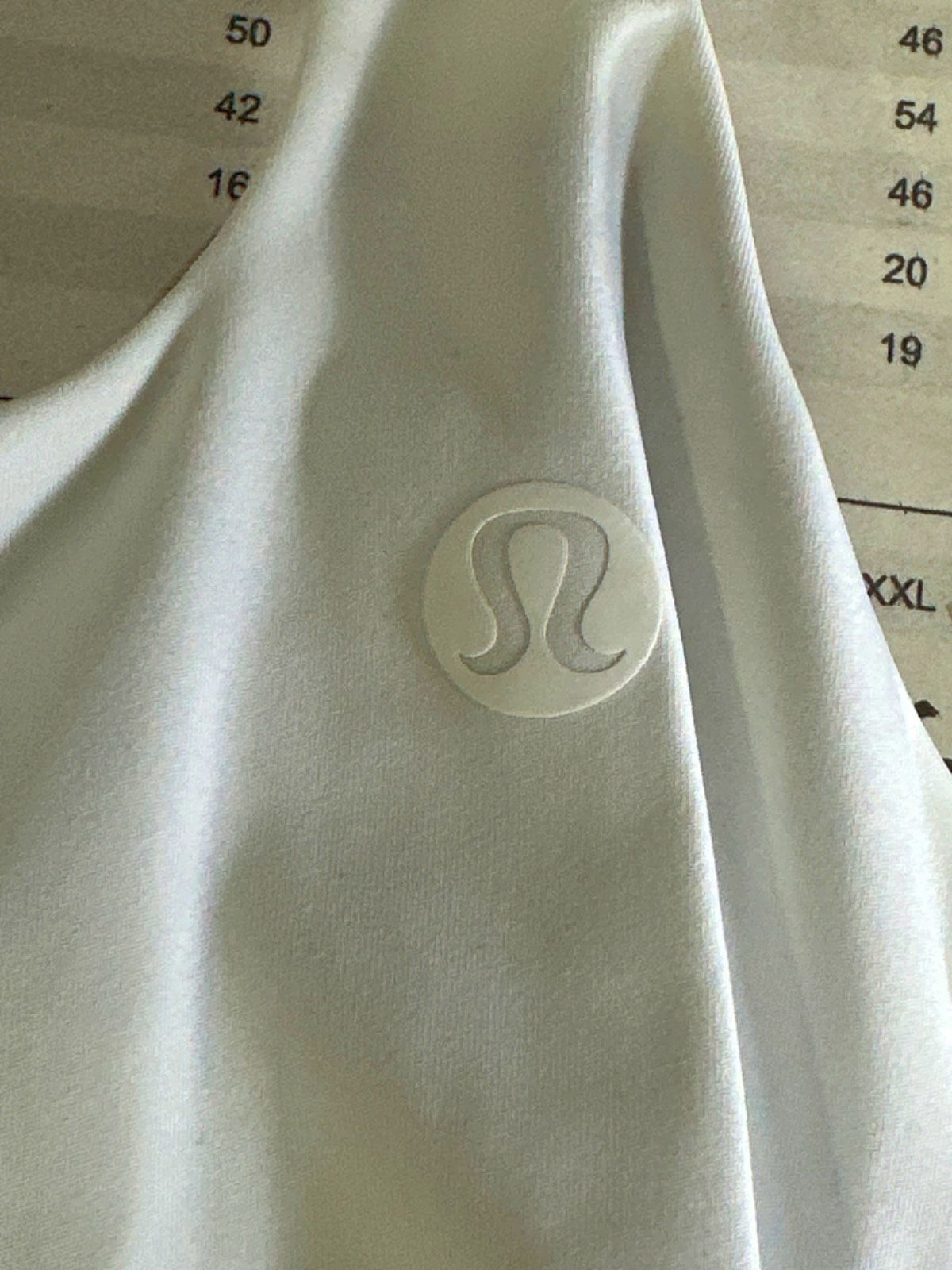Lululemon White Athletic Tank Top No Size