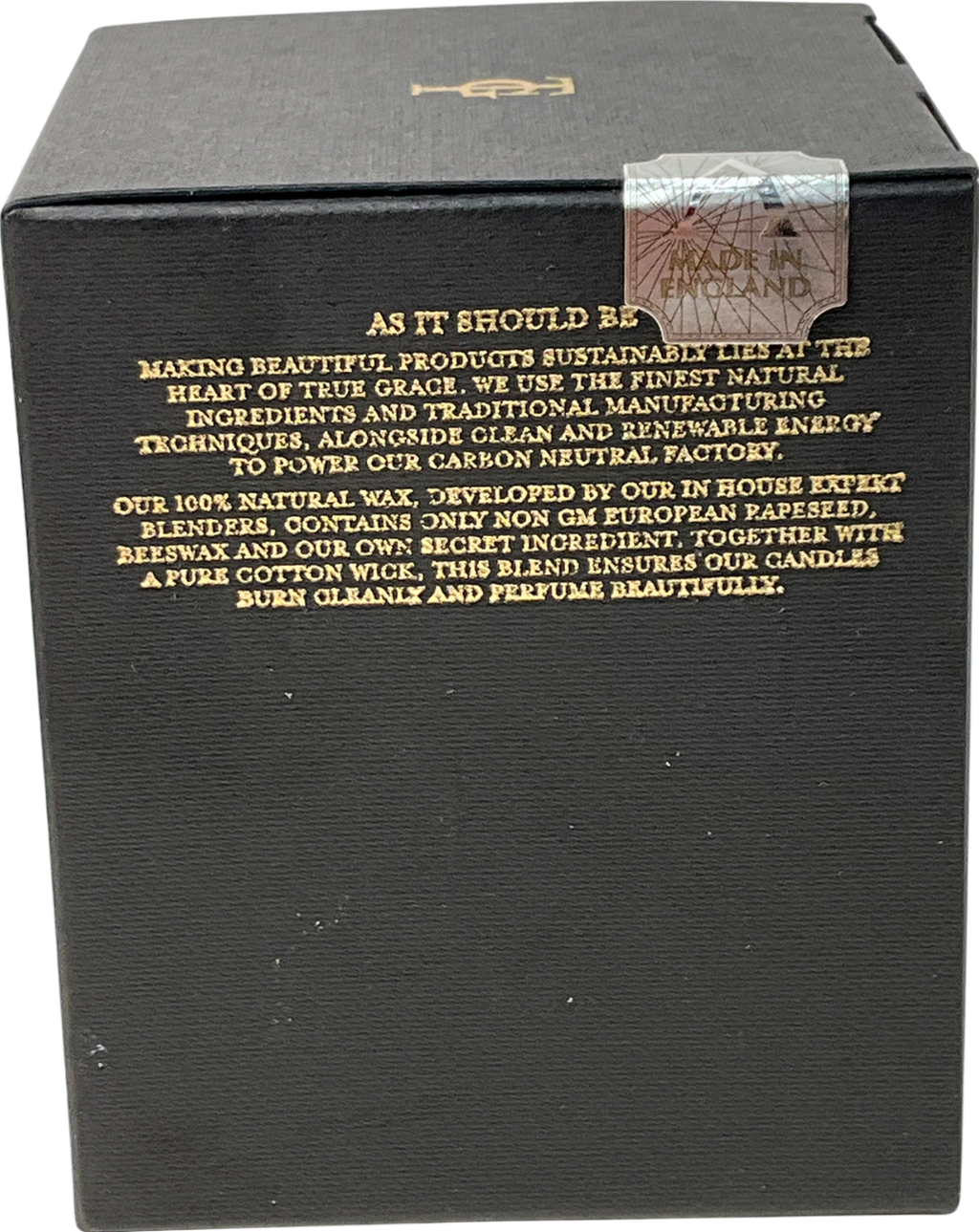 chelsea barracks White Natural Wax Scented Candle Hand Made One Size