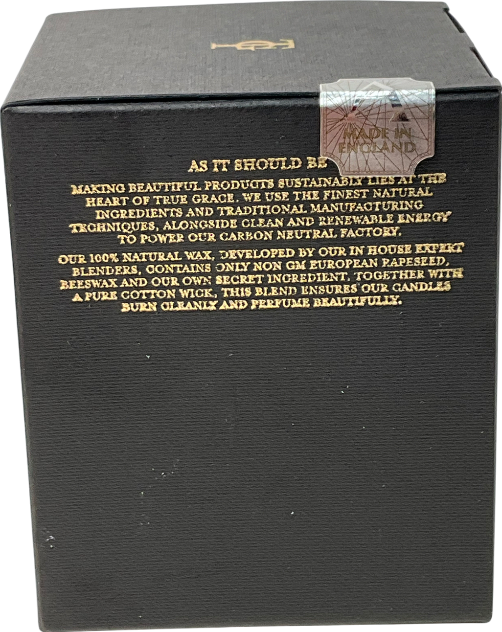 chelsea barracks White Natural Wax Scented Candle Hand Made One Size