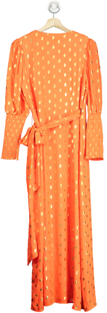Glamorous Orange Faari Wrap Dress UK 10