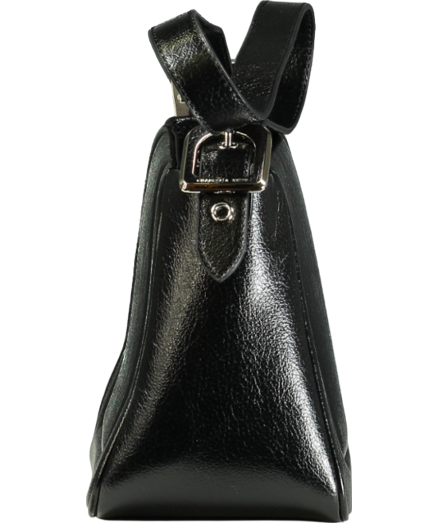 Charles & Keith Black Petra Boxy Bucket Bag