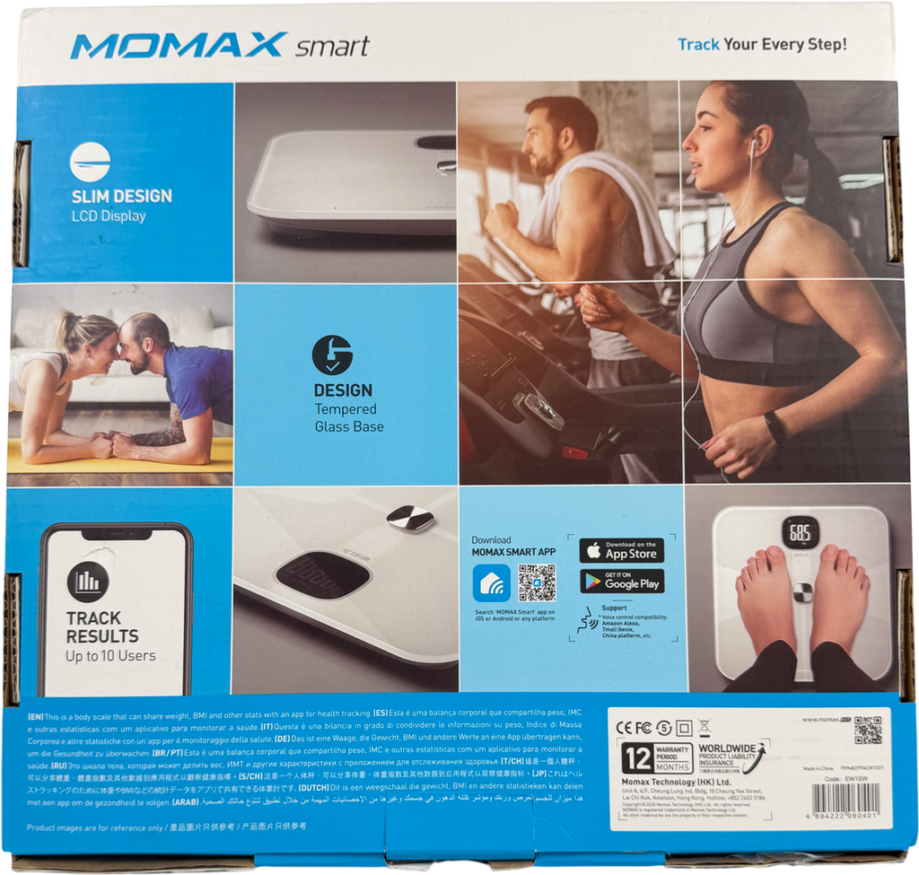 MOMAX Heaith Tracker Iot Body Scale