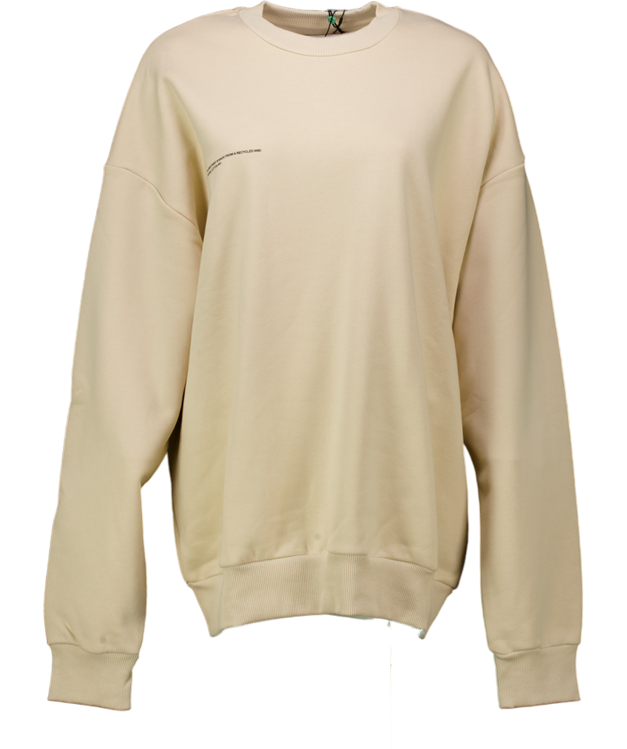PANGAIA Beige Ultrasoft 365 Heavyweight Sweatshirt - Sand UK XL