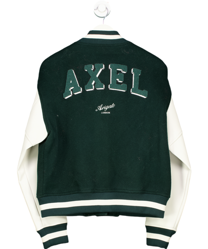 AXEL ARIGATO Green Illusion Varsity Jacket UK L