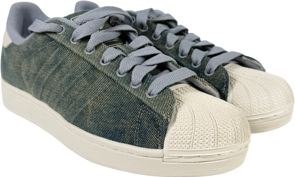ADIDAS Blue Superstar Ii Trainers UK 10 EU 44