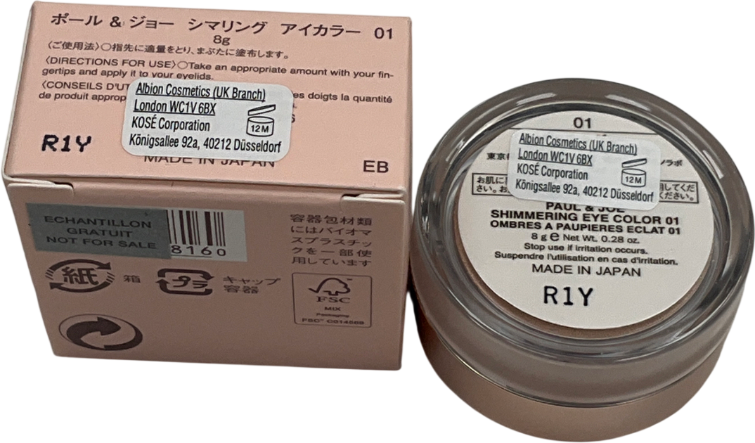 Paul & Joe Shimmering Eyeshadow 01 8g